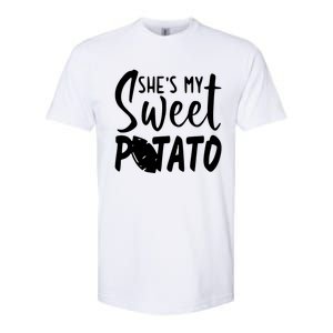 SheS My Sweet Potato I Yam Set Couples Thanksgiving Softstyle CVC T-Shirt