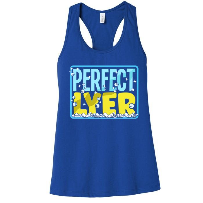 Soap Making Soap Maker Perfect Lyer Pun Meaningful Gift Women's Racerback Tank