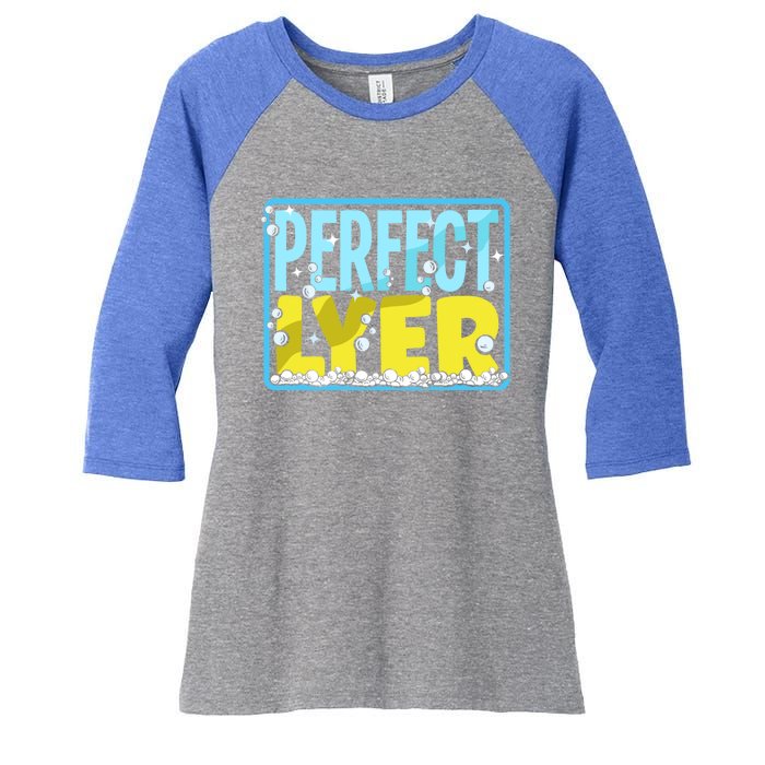 Soap Making Soap Maker Perfect Lyer Pun Meaningful Gift Women's Tri-Blend 3/4-Sleeve Raglan Shirt