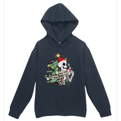 Sorta Merry Sorta Scary Skeleton Snow Christmas Xmas Pajamas Urban Pullover Hoodie