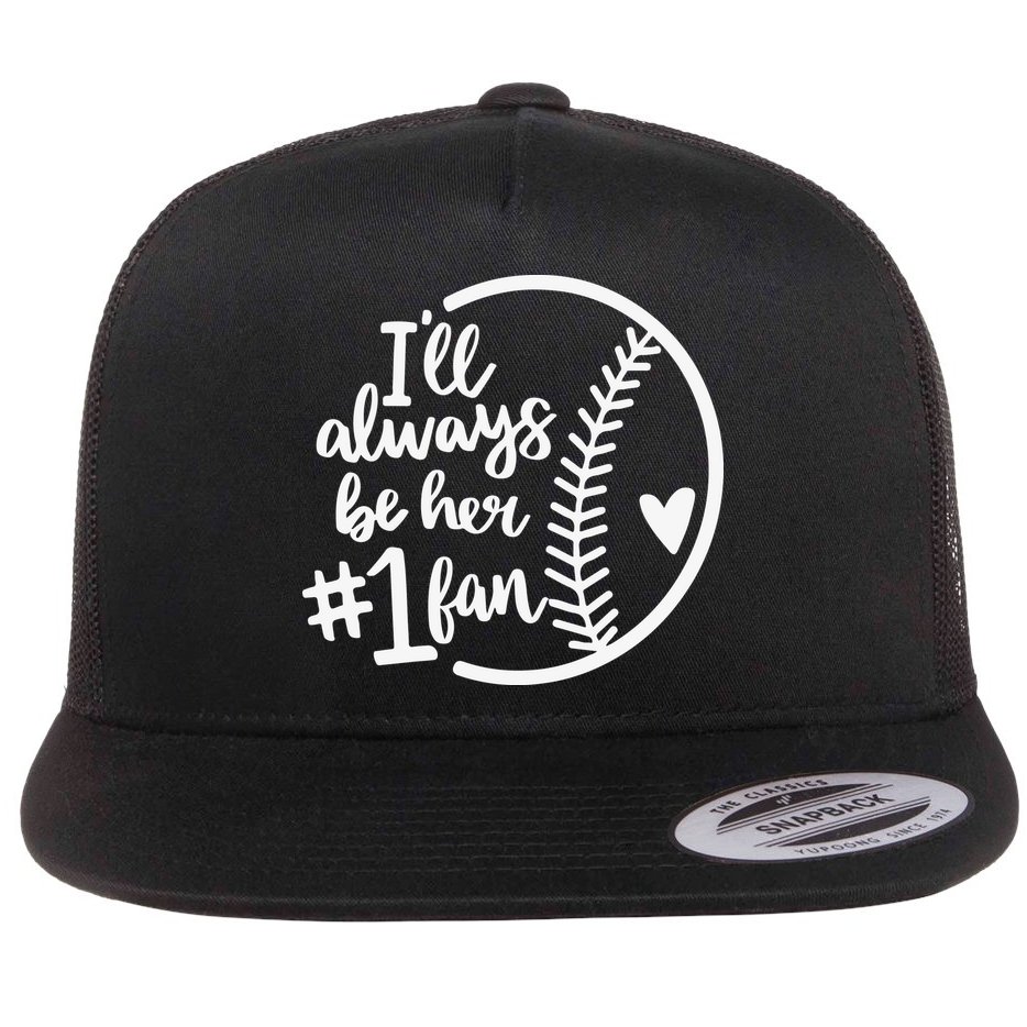 Softball Mom, Sport Mom, Mothers Day Flat Bill Trucker Hat