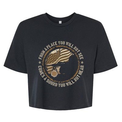 Sniper Military Sharpshooter Usa You Will Not Be Bella+Canvas Jersey Crop Tee