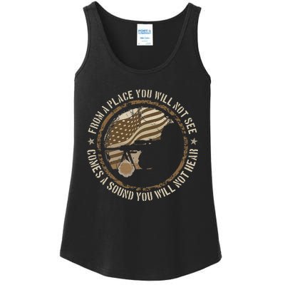 Sniper Military Sharpshooter Usa You Will Not Be Ladies Essential Tank