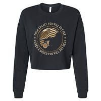 Sniper Military Sharpshooter Usa You Will Not Be Cropped Pullover Crew