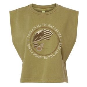 Sniper Military Sharpshooter Usa You Will Not Be Garment-Dyed Women's Muscle Tee