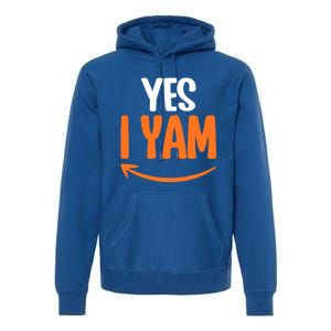 Shes My Sweet Potato Yes I Yam Matching Couple Thanksgiving Meaningful Gift Premium Hoodie