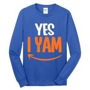 Shes My Sweet Potato Yes I Yam Matching Couple Thanksgiving Meaningful Gift Tall Long Sleeve T-Shirt