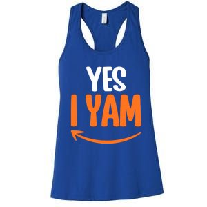 Shes My Sweet Potato Yes I Yam Matching Couple Thanksgiving Meaningful Gift Women's Racerback Tank