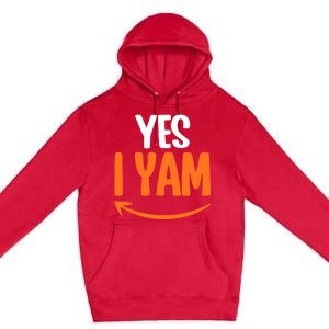 Shes My Sweet Potato Yes I Yam Matching Couple Thanksgiving Meaningful Gift Premium Pullover Hoodie