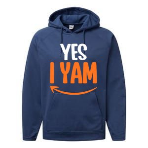 Shes My Sweet Potato Yes I Yam Matching Couple Thanksgiving Meaningful Gift Performance Fleece Hoodie