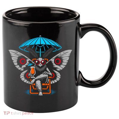 Summer Moth 11oz C Handle Ceramic Mug