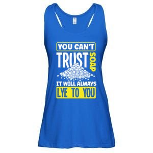 Soap Making Soap Maker You Cant Trust Soap Funny Gift Ladies Essential Flowy Tank