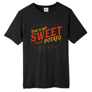 She's My Sweet Potato You Bet I Yam Couple's Thanksgiving Tall Fusion ChromaSoft Performance T-Shirt