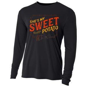 She's My Sweet Potato You Bet I Yam Couple's Thanksgiving Cooling Performance Long Sleeve Crew