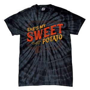 She's My Sweet Potato You Bet I Yam Couple's Thanksgiving Tie-Dye T-Shirt