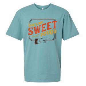 She's My Sweet Potato You Bet I Yam Couple's Thanksgiving Sueded Cloud Jersey T-Shirt