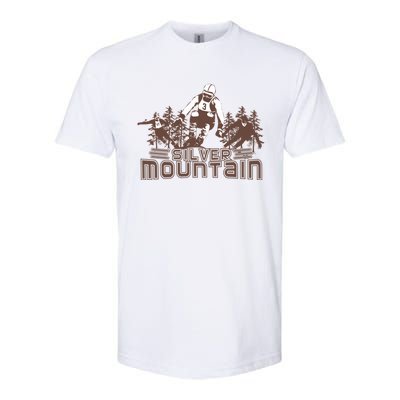 Silver Mountain Skiing Ski Gift Softstyle CVC T-Shirt