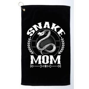 Snake Mom Snake Owner Women Gift Platinum Collection Golf Towel