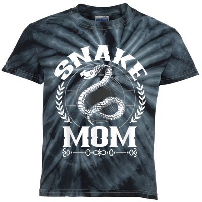 Snake Mom Snake Owner Women Gift Kids Tie-Dye T-Shirt