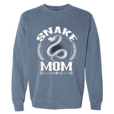 Snake Mom Snake Owner Women Gift Garment-Dyed Sweatshirt