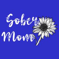 Sober Mom Sobriety Sunflower Alcoholic Abstinence Mother Gift 16 in Basic Backpack