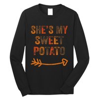 SheS My Sweet Potato Thanksgiving Matching Couples Long Sleeve Shirt