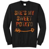 SheS My Sweet Potato Thanksgiving Matching Couples Sweatshirt