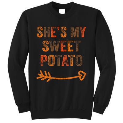 SheS My Sweet Potato Thanksgiving Matching Couples Sweatshirt