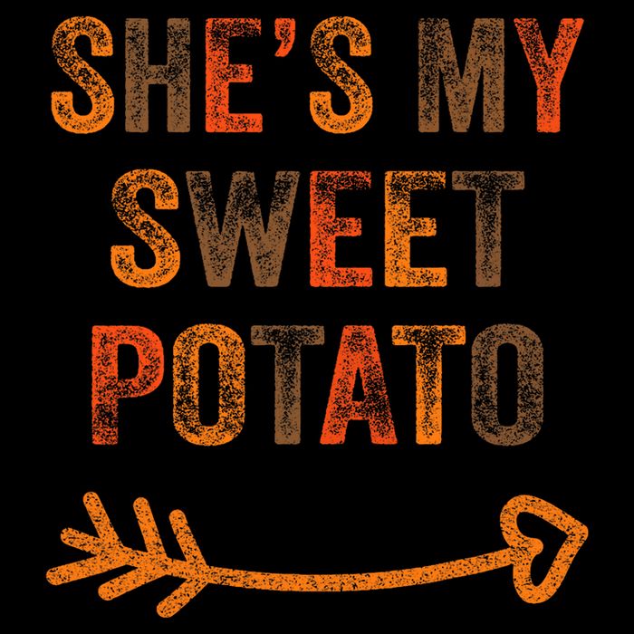 SheS My Sweet Potato Thanksgiving Matching Couples T-Shirt