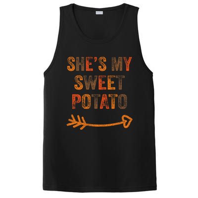 SheS My Sweet Potato Thanksgiving Matching Couples PosiCharge Competitor Tank