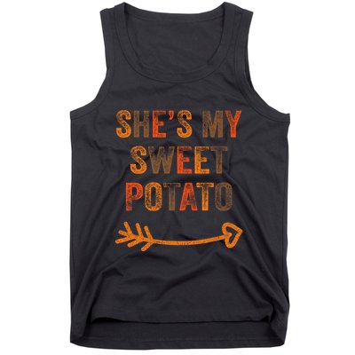 SheS My Sweet Potato Thanksgiving Matching Couples Tank Top