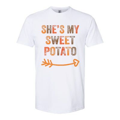 SheS My Sweet Potato Thanksgiving Matching Couples Softstyle CVC T-Shirt