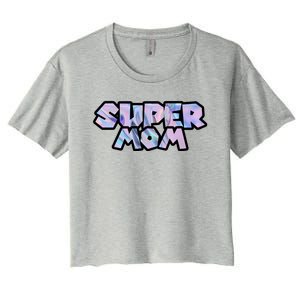 Super Mom Women's Crop Top Tee