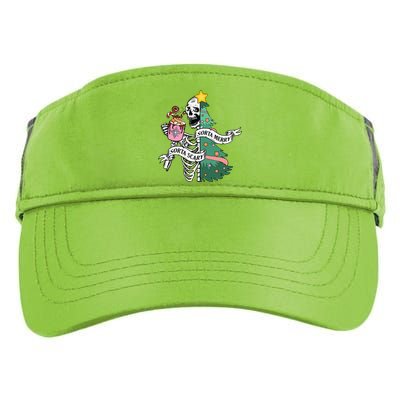 Sorta Merry Sorta Scary Christmas Christmas Skeleton Adult Drive Performance Visor