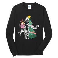 Sorta Merry Sorta Scary Christmas Christmas Skeleton Tall Long Sleeve T-Shirt