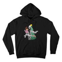 Sorta Merry Sorta Scary Christmas Christmas Skeleton Tall Hoodie