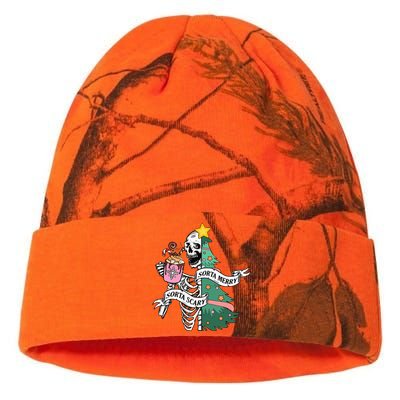 Sorta Merry Sorta Scary Christmas Christmas Skeleton Kati Licensed 12" Camo Beanie