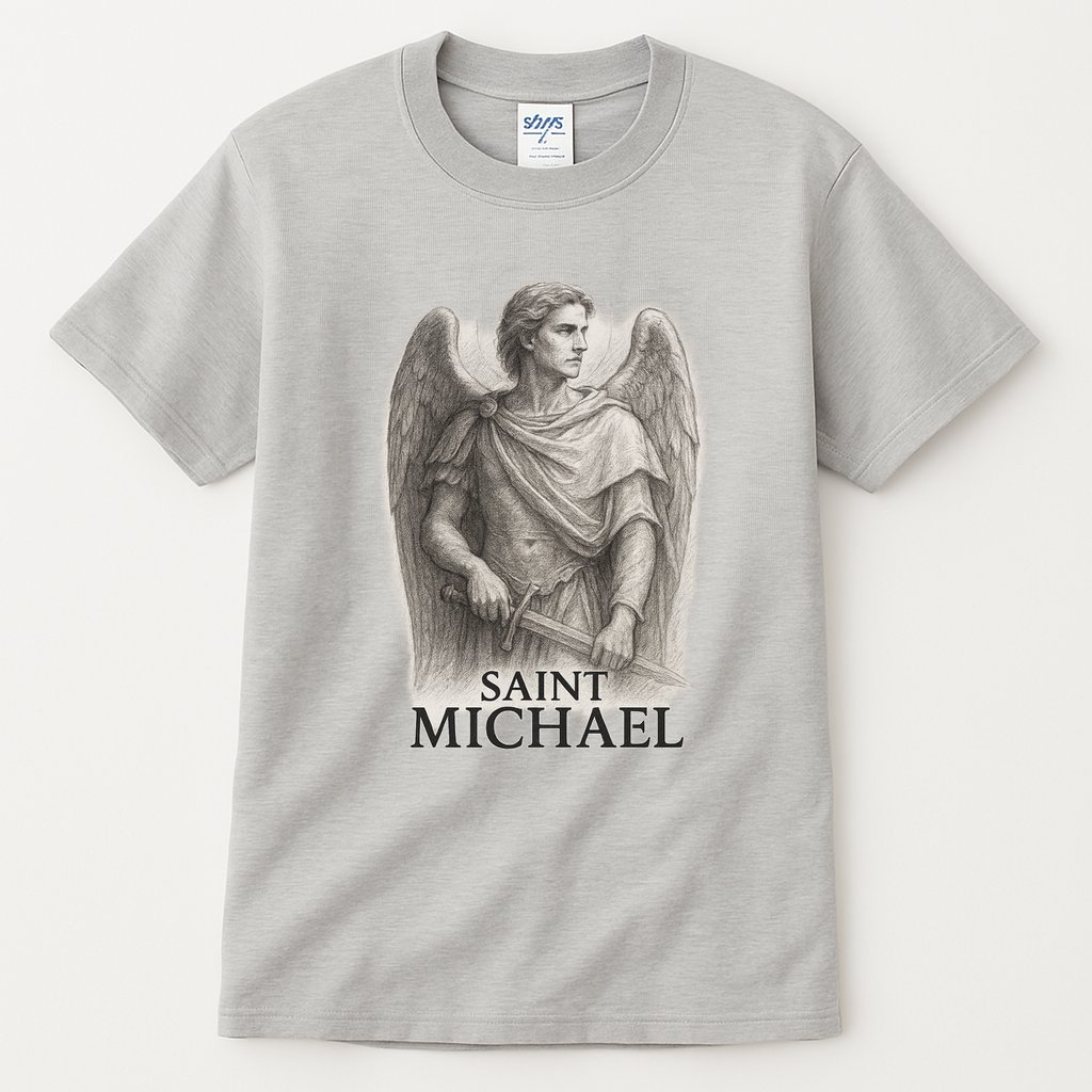 Saint Michael Sketch Tall T-Shirt