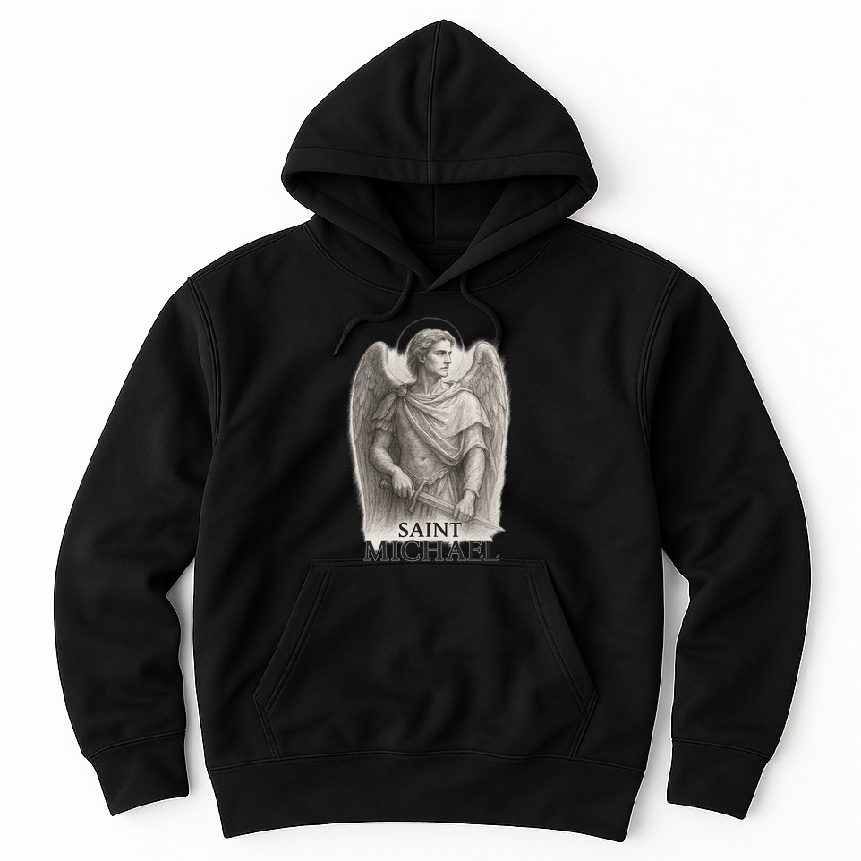 Saint Michael Sketch Hoodie