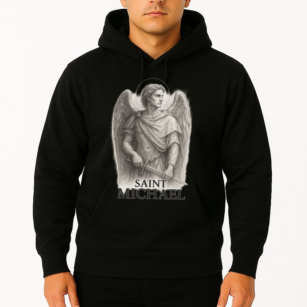 Saint Michael Sketch Hoodie