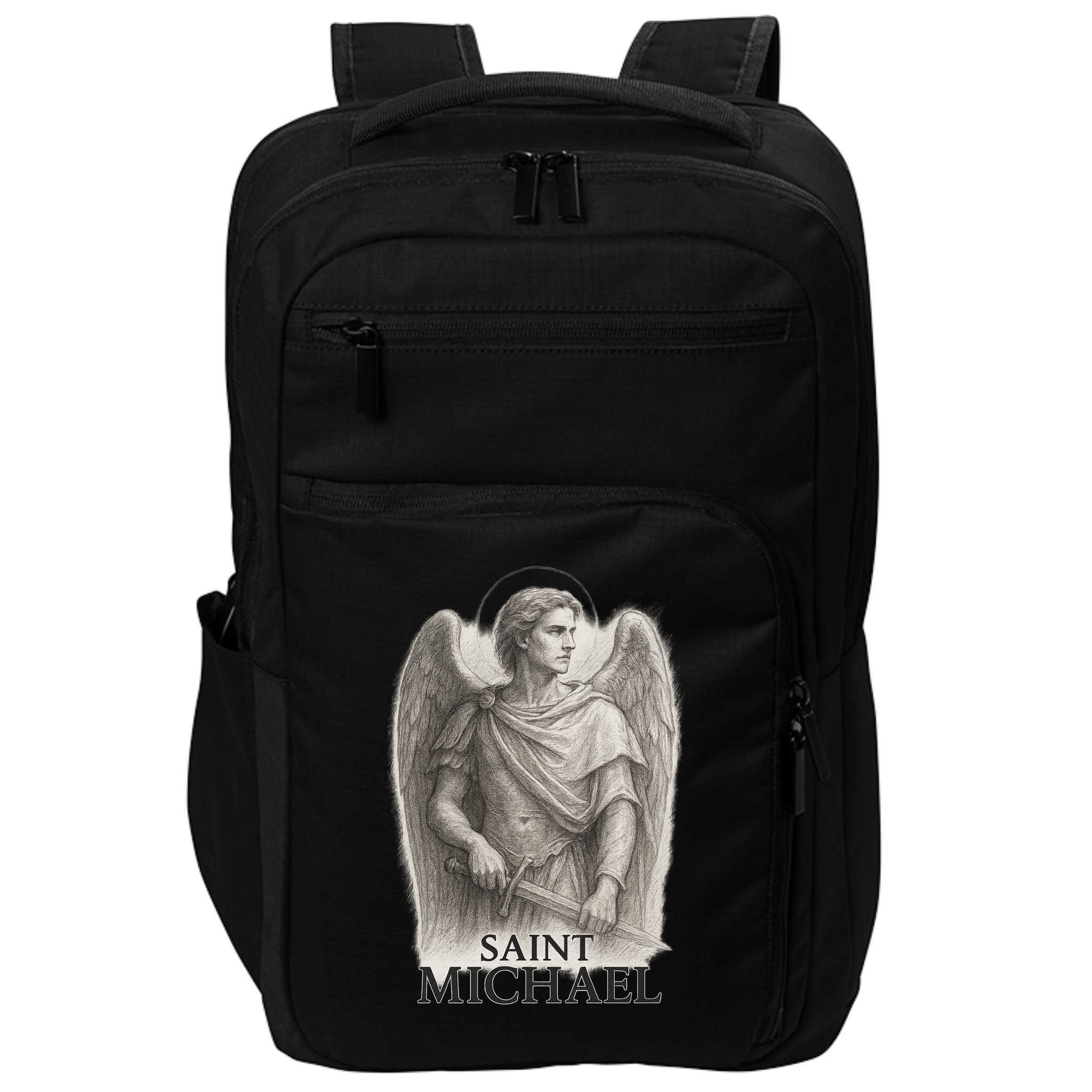 Saint Michael Sketch Impact Tech Backpack
