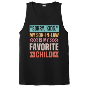 Sorry My Son In Law Is My Favorite Child Mothers Day PosiCharge Competitor Tank