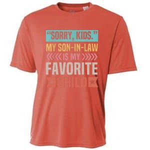 Sorry My Son In Law Is My Favorite Child Mothers Day Cooling Performance Crew T-Shirt