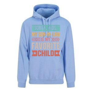 Sorry My Son In Law Is My Favorite Child Mothers Day Unisex Surf Hoodie