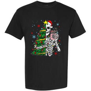 Sorta Merry Sorta Scary Skeleton Xmas Tree Christmas Funny  Garment-Dyed Heavyweight T-Shirt