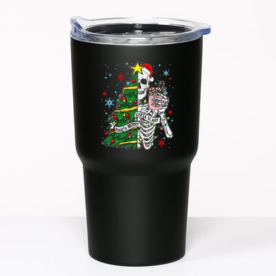 Sorta Merry Sorta Scary Skeleton Xmas Tree Christmas Funny  Tumbler