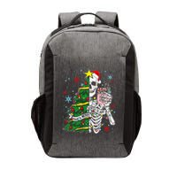 Sorta Merry Sorta Scary Skeleton Xmas Tree Christmas Funny  Vector Backpack