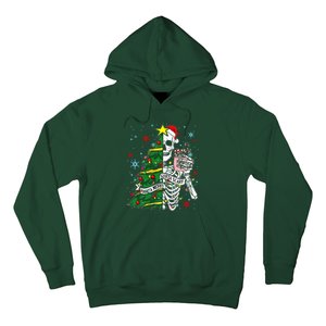 Sorta Merry Sorta Scary Skeleton Xmas Tree Christmas Funny  Hoodie