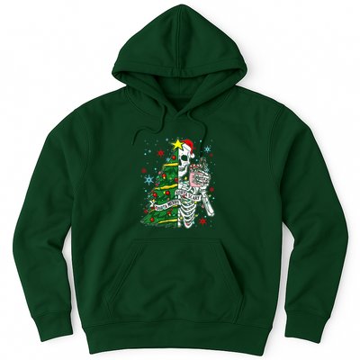 Sorta Merry Sorta Scary Skeleton Xmas Tree Christmas Funny  Hoodie