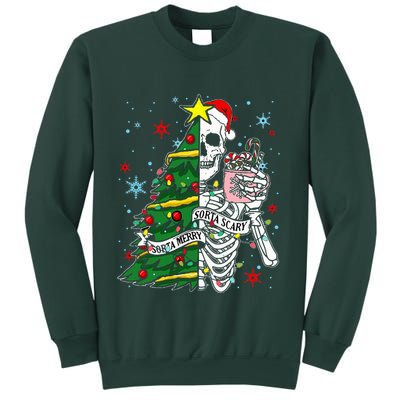 Sorta Merry Sorta Scary Skeleton Xmas Tree Christmas Funny  Sweatshirt